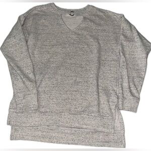 💙 Maurice’s Keyhole V Neck Fleece Casual Top